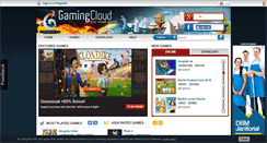 Desktop Screenshot of gamingcloud.com
