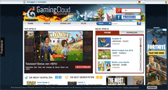 Desktop Screenshot of gamingcloud.de